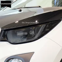 2pcs For BMW i3 2013-2021 Car Headlight Protective Film Headlamp Taillight Transparent Black TPU Sticker Precut Accessories