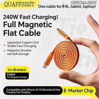 Magnetic 240W Fast Charger Cable USB C To C for Phone