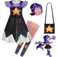 NEW Horror Game Play Time Lily Cosplay Costume Girls Dress Up Bobi 5 Puppet Lily Children's Clothes Halloween Carnival Clothing