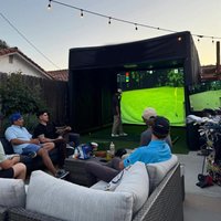 13FT Indoor/Outdoor Golf Practice USA Warehouse Portable Inflatable Golf Simulator Swing, Projector Shooting Tent for All Skill