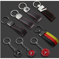 Keychain Series Car Badge Key Ring Gift Key Chain For Mercedes Benz W201 A Class GLA W176 CLK W209 W202 W220 W204 W203 W210 W124