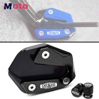 For YAMAHA XSR900 XSR xsr 900 2014-2024 Motorcycle Accessories Kickstand Foot Side Stand Enlarger Pad Tire Valve Cap Logo XSR900