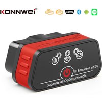 KONNWEI ELM327 V1.5 OBD2 Diagnostic Scanners KW901 Bluetooth 5.0 For IOS Car Scanner MAXOBD OBD II Engine Check Code Reader Tool