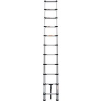Telescopic Aluminium Folding Step Ladder, Multi-purpose, Non-slip, Extendible, Rungs, Lightweight, 150 kg Load Capacity