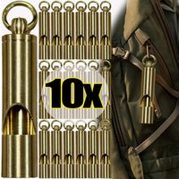 High Decibel Portable Rescue Signal Whistle Outdoor Survival Whistle Pendant Keychain Multifunctional Camping Tools 1-10PCS
