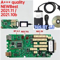 A+++ Quality Single Board Multidiag Bluetooth BT4.3 2021.11 / 2021.10b Keygen TCS Scanner OBD2 Diagnostic Scanner For Car&Truck