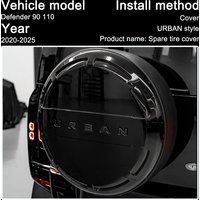 Couverture de roue de secours de style urbain pour Land Rover Defender 90 110 130 2020-2025, accessoires de décoration extérieure ABS Premium