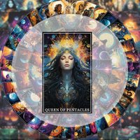 78 Fantasy Tarot Card Graffiti Stickers, Suitable for Decorating Water Bottles, Laptops, Cell Phones, Suitcases, Skateboards, Guitars, Gift Boxes, and Party Decorations