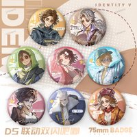 75MM Hot Game Identity V Character Badge Pin - Anime Cosplay Brooches Pin for Backpack Clothes Game Fans Gift