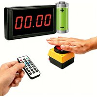 Charge 10-Second Challenge Timer Remote Control Hand Press Button Built-In Lithium Battery Portable Outdoor Use No Plug-In