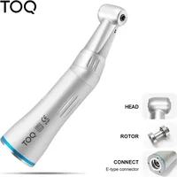 Dental Low Speed Handpiece Kit Air Turbine Straight Contra Angle Air Motor Inner Water Spray 2/4Holes