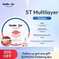 98/95/Amann-D Shape Dental Lab ST Multilayer Zirconia Disc Denture Crown Vita16 A1/A2/A3 Colors 1250MPA CDACM Zirconia Block