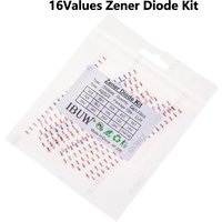 300PCS 16Values Zener Diode Kit 3V0-24V 1N4148 LL34 for Voltage Regulation Projects 3V0 3V3 3V9 4V7 16V 24V 18V 20V 7V5 8V2