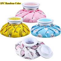 1PC Cartoon Cloth Ice Bag Foldable Portable Hot Cold Compress Pack Reusable Physical Cooling Therapy Water Injection Ice Pack