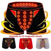 53 Magnets Men Boxer Briefs Magnetic Therapy for Pain Relief Blood Circulation Brazilian Style Underwear Upgraded Size L- 5XL