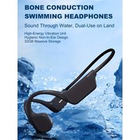 AliExpress Astrowind IPX8 Waterproof Swimming Headphones 32GB Wireless Bone Conduction Earphone Bluetooth 5.4 Headset For Diving Sports Cycling