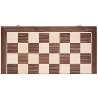 Wooden Chess Set, Folding Chess Board to store the Pieces, Handmade Portable,