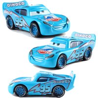 Disney Pixar Cars 2 3 Blue Lightning McQueen Mater Jackson Storm Ramirez 1:55 Diecast Vehicle Metal Boy Kids Toys Christmas Gift