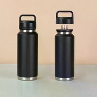 Durable Plastic Sport Cup Replacement Screw Cap - Double Layer Leakproof Design Compatible With 12/18/26/64oz Cups