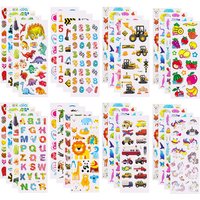 40/20 Sheets Cartoon Stickers for Kids Craft Art Scrapbooking Stickers Scrapbook Decoration Stickers Gift for Boys Girls