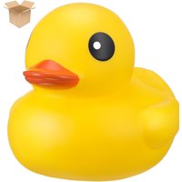 6.89 Inch Giant Rubber Duck Big Rubber Duck Large Duck Bath Toy with Squeaky Sound for Summer Baby Shower Birthday Party Favor G