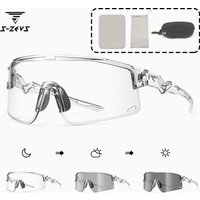 Transition Photochromic Safety Glasses Men Women Scratch Resistant Wraparound Lenses UV Protection Dustproof Protective Eyewear