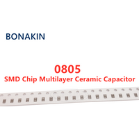 50PCS 0805 10NF 103K 50V 100V 250V 500V 10% X7R SMD Chip Multilayer Ceramic Capacitor