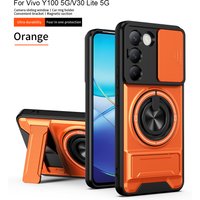For Vivo V30 SE Case Vivo V40 SE Cover Vivo V30 lite 4G Case Magsafe Magnetic Fold Holder Military Armor Camera Protection Cover
