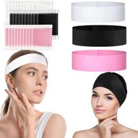 10Pcs/30Pcs Disposable Magic Tape Hairbands Individually Packaged, Available in Black, White, and Pink, Beauty Headbands for Face Washing, Skincare, Yoga, Anti-Hair Breakage Headbands, Facial Care Spa