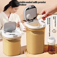 New 800/1300/1800 Ml Airtight Milk Powder Container Milk Storage Container Milk Powder Storage Box Food Storage With Spoon