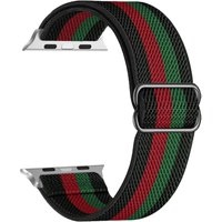 Nylon-Armband für Apple Watch Ultra 49mm 8 7 45mm 41mm Elastisches Smartwatch-Armband für iWatch 6 5 4 3 SE 44mm 42mm 40mm