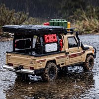1:32 Land Cruiser LC79 Off-road Truck Alloy Metal Diecast Model Car Desktop Display Collectible Holiday Ornament