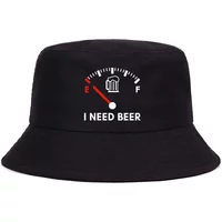 I Need Beer Reversible Bucket Hat Woman Man Outdoor Sun Beach Summer Panama Hats Girl Boy Sport Casual Fisherman Caps Visor Caps