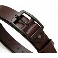 Genuine Leather For Men's High Quality Buckle Jeans Casual Belts Business Cowboy Waistband Male Fashion Designer