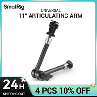 SmallRig DSLR 7"/11" Articulating Rosette Arm Camera Magic Arm with Cold Shoe Mount Standard 1/4"-20 Threaded Screw Adapter 1498