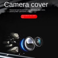 2Pcs 360 degree Car Camera Lens Protector Advanced Scratch Car Camera Lens Guards waterproof and dustproof protective cover