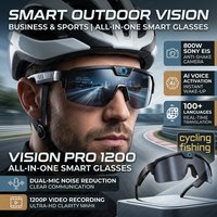 AliExpress GUHUAVMI 2026 New AI Smart Shooting&Recording Glasses with 800W Camera HD Anti-shake Bicycle Riding Shooting Artifact Windproof Goggles