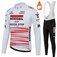 AliExpress NONE QUICK STEP Team Men's fleece warm Long Sleeves Cycling Jersey Pro Cycling Clothing MTB Maillot Ropa Ciclismo Bike Sports Uniform