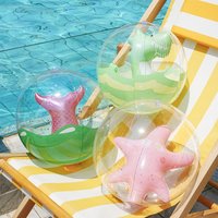 1Pc Inflatable Pool Float Swim Pool Toys Swim Tube Inflatable Beach Ball Pool Float Ring Summer Water Floating Toys