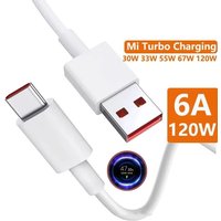 6A USB C Cable Quick Charge Turbo Fast Charging Cable for Samsung S21 S20 Huawei P40 P30 Xiaomi 14 Super Quick Charge Data Cord