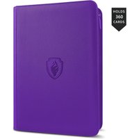 9 Pocket Card Binder 360 Pockets Double Sided with Sleeves, Premium Trading Card Album Folder for Game Sports Cards