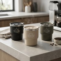 304 Stainless Steel Coffee Cup Portable Double Wall Insulated Coffee Mug Tumbler With Lid Anti Scalding Water Cup For Student