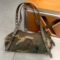 Brand Design Camouflage Women Handbags Large Capacity Canvas Shoulder Bag Commuting Ladies Travel female armpit bag