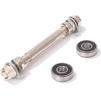 Bicycle Wheel Hub Axle Shaft Front Rear 6000 Bearing Mountain Bike Front/Rear Axle Lever Repair Tool Accessories