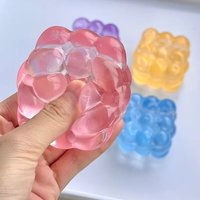 (HefengCL) TBTA Soft Maltose Squishy Toys, 4 Colors Available, TPR Funny Stress Relief Sensory Toys, Christmas Gifts