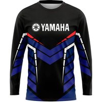 AliExpress Yamaha YAMAHA 2026 Summer New SBK Racing Cycling Suit Men's Off-road Motorcycle Sports Fast Drying Long Sleeved Loose Plus Size Jersey