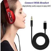 USB C to 3.5 MM Jack AUX Cable DAC Type-C Audio Cabel for Car Speaker Headphone Auxiliary Adapter For Huawei Sumsang Xiaomi Vivo
