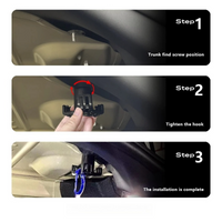 Trunk Hook Suitable for Tesla Model 3 Highland 2024 2025 Car Bolt Cover Mounting Bracket Shopping Bag Hook Car Pendant Accessory