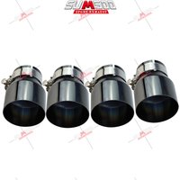 SUMSOO 1 Pcs Black Stainless Steel Exhaust tips for BMW F87 M2 F80 M3 F82 F83 M4 Direct Fit Exhaust Tip other auto engine parts