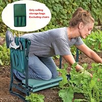 1Pc Garden Tool Storage Bag, Manual Tool Storage Bag, Garden Kneeling Stool Side Tool Storage Bag, with 3 Pockets, Suitable for Lawn Planting and Tool Storage